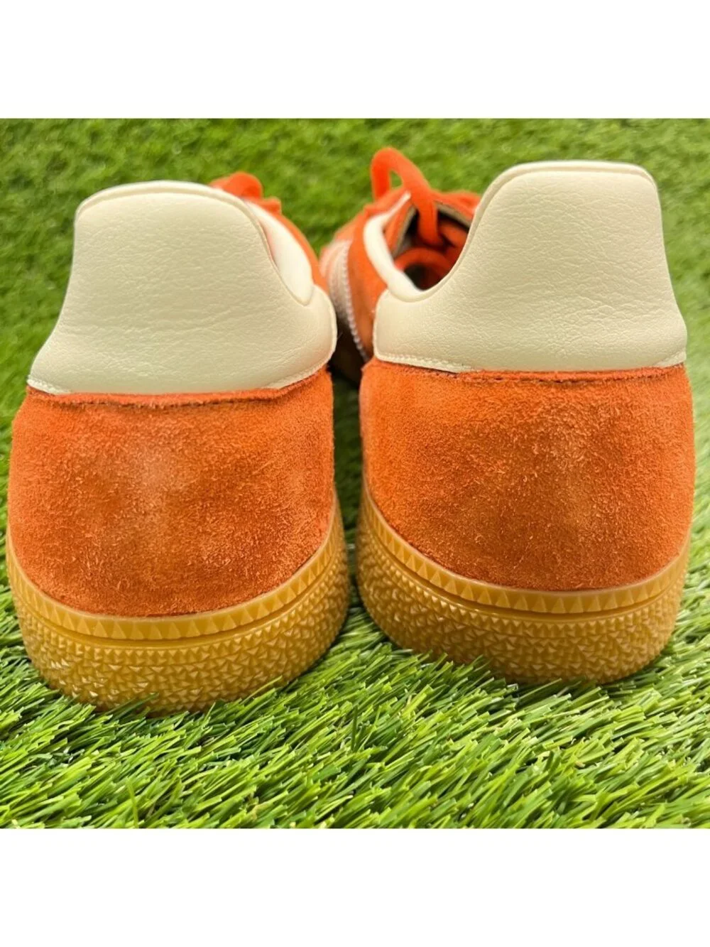 Adidas Handball Spezial Mens Size 11.5 Orange Athletic Running Shoes Sneakers